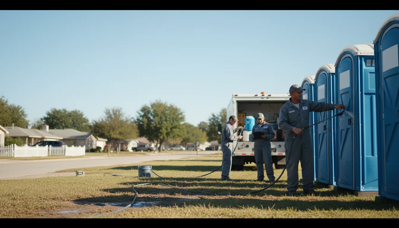 Long-Term Portable Toilet Rental in Webster, TX near me